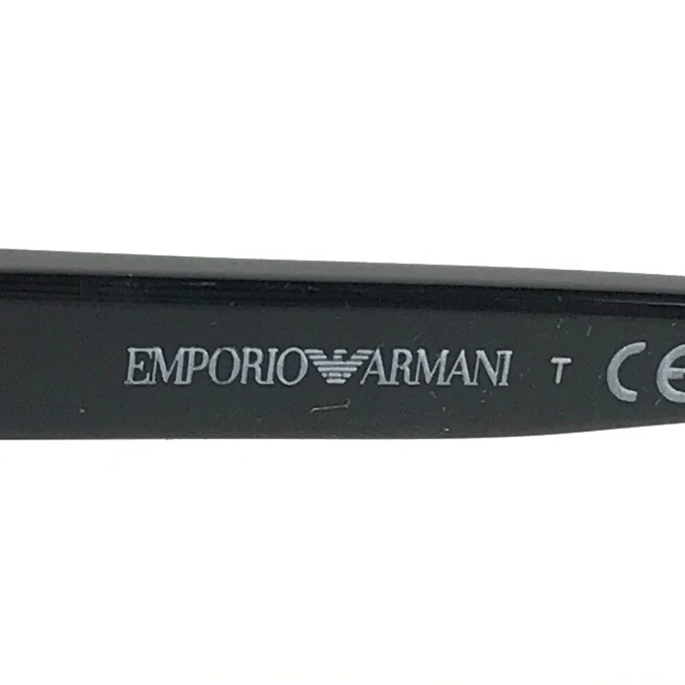Emporio Armani Eyeglasses Frames EA3039 5017 Polished Black Round 52-16-140